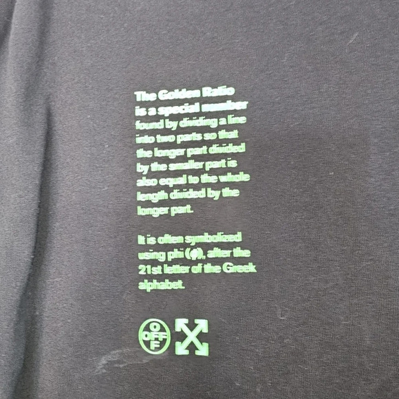 Off -White Main label Pascal Painting Long Sleeve T Shirt Black size - Picture 3 of 12